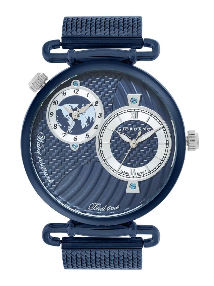 Buy GIORDANO Men Blue Dial Blue Bracelet Style Straps Analogue Watch Watches for Men 21383518 Myntra