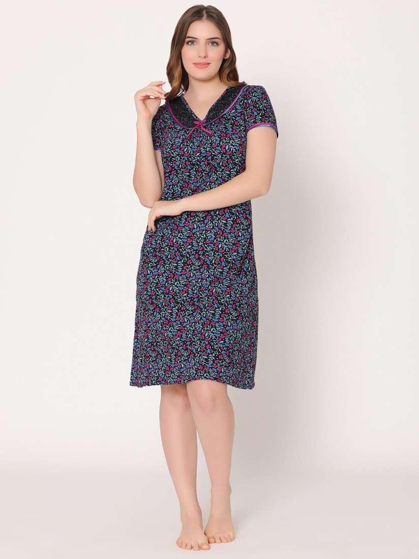Buy Bodycare Women Printed Nightdress Nightdress for Women 21389970 Myntra