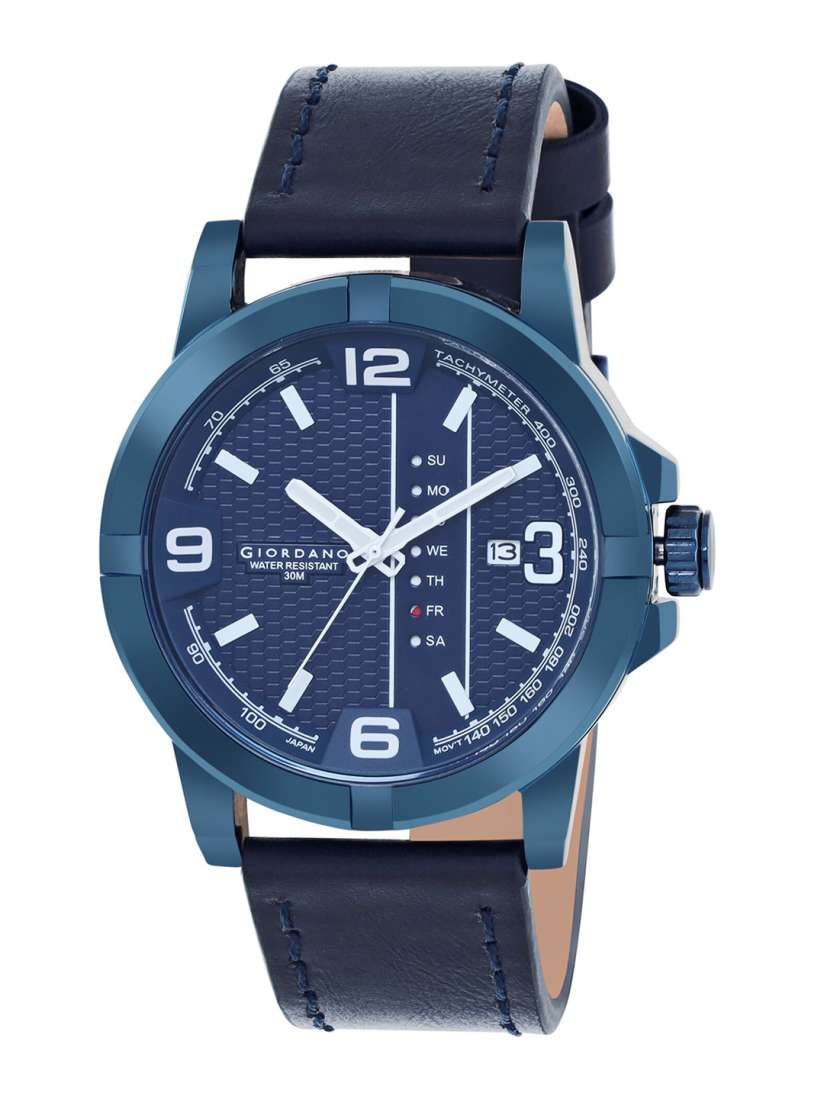 Buy GIORDANO Men Leather Straps Analogue Watch GD 50007 03 Watches for Men 21395326 Myntra
