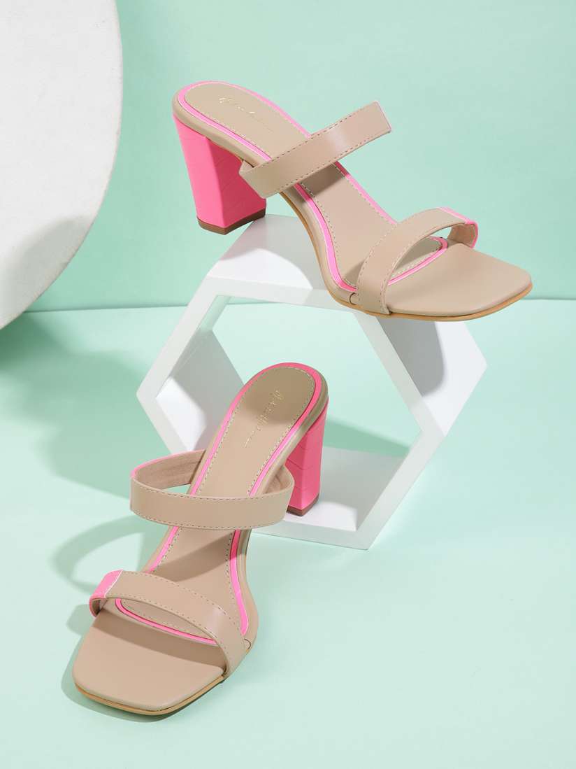 Block heels myntra shop