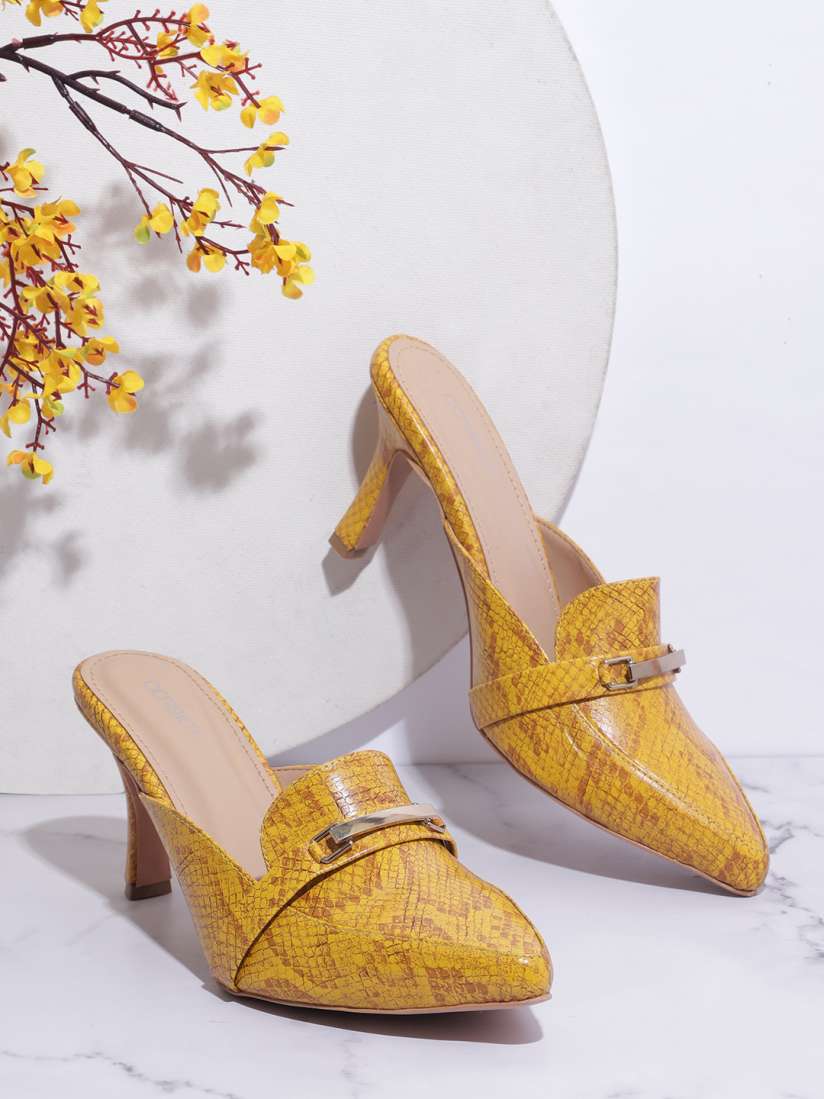Buy CORSICA Snake Skin Printed Slim Heeled Pumps Heels for Women 21412648 Myntra