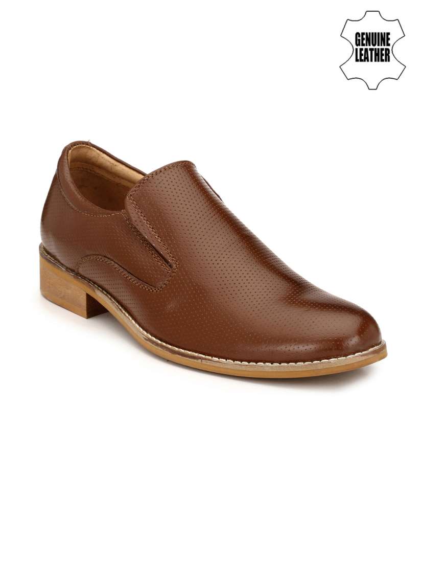 Myntra leather shoes for mens sale