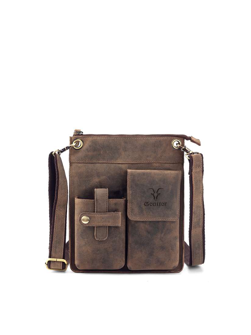 Buy Goatter Men Leather Messenger Bag Messenger Bag for Men 21417206 Myntra
