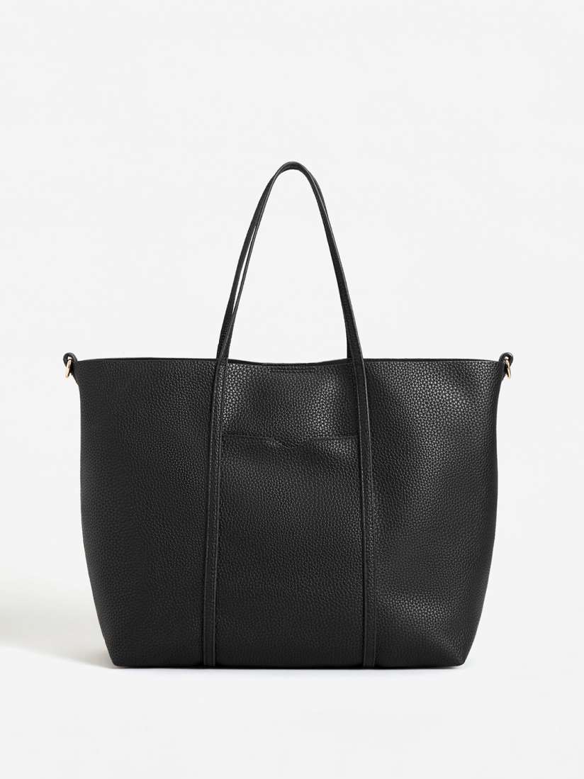 Buy MANGO Black Solid Shoulder Bag Handbags for Women 2141987 Myntra