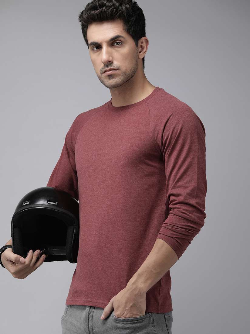 full sleeve t shirts myntra