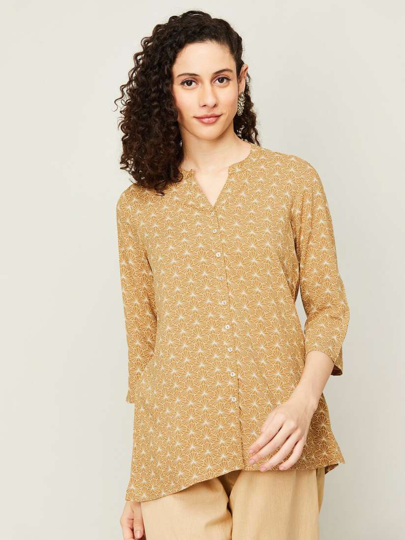Buy Melange by Lifestyle Geometric Printed Kurti Kurtis for Women 21429368 Myntra