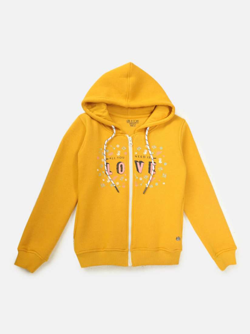 Buy Gini and Jony Girls Printed Cotton Hooded Bomber Jacket Jackets for Girls 21429646 Myntra