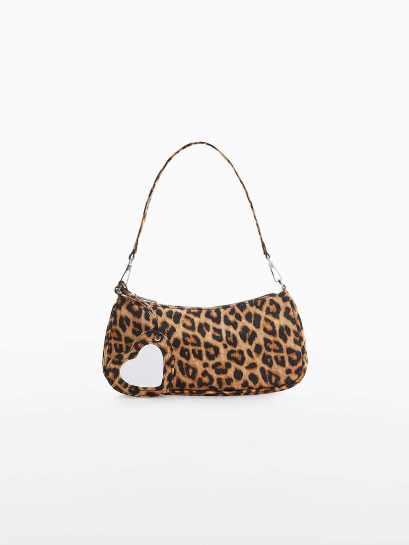 Cheetah print baguette bag best sale
