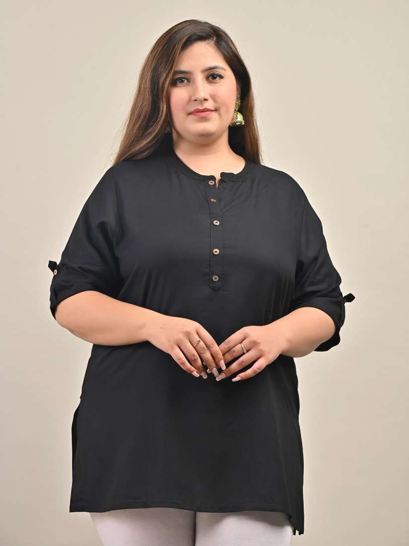 Plus size short kurtis top