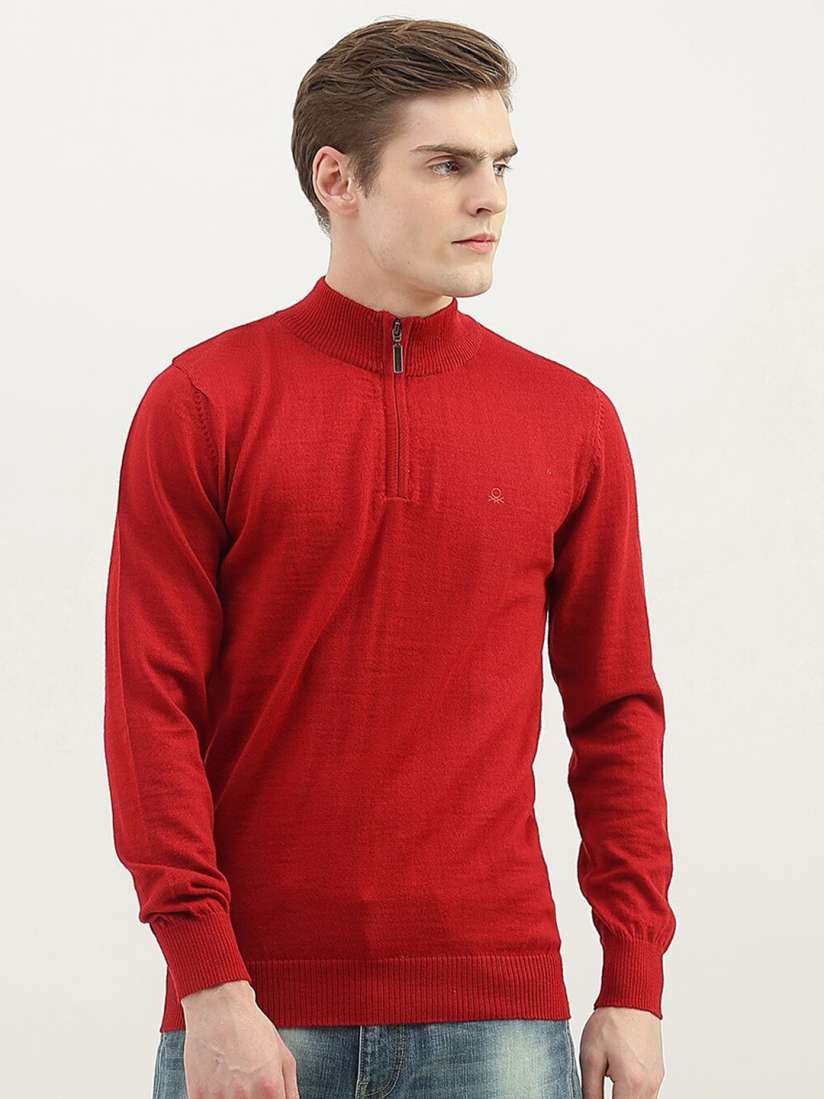 United colors of benetton men's woolen sweater cheap