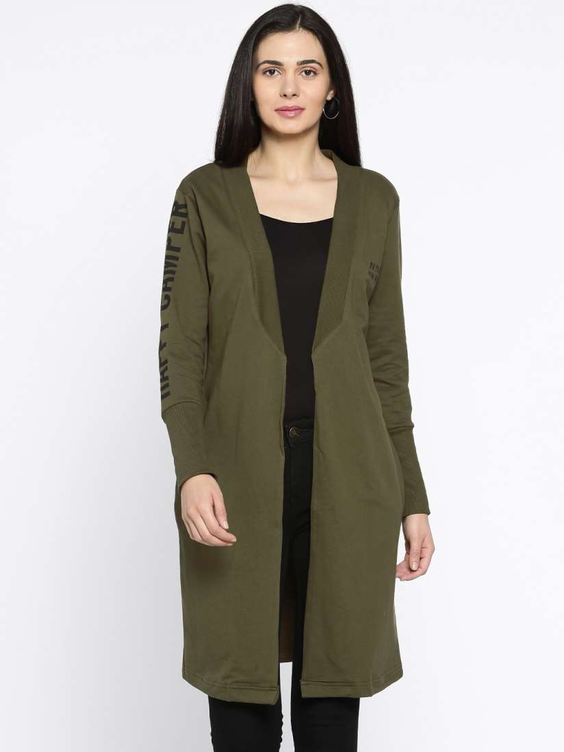 Olive green shrug clearance