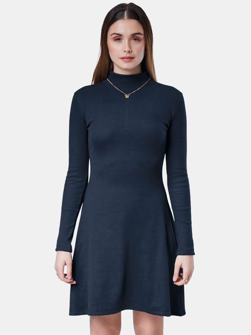Buy The Souled Store Navy Blue Dress Dresses for Women 21458108 Myntra