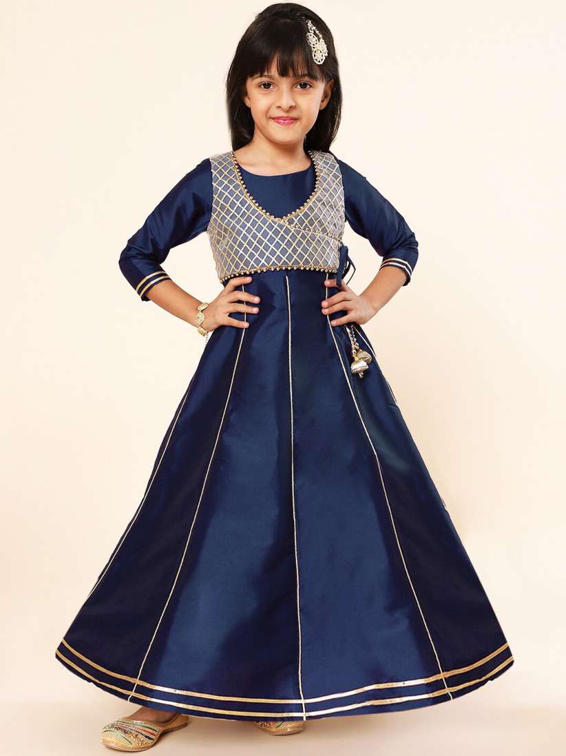 Buy A.T.U.N. Girls Embellished Gown Maxi Ethnic Dress Ethnic Dresses for Girls 21458566 Myntra