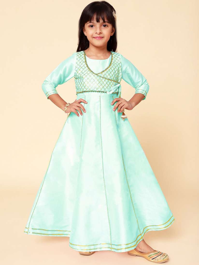Buy A.T.U.N. Girls Embellished Gown Maxi Ethnic Dress Ethnic Dresses for Girls 21458568 Myntra
