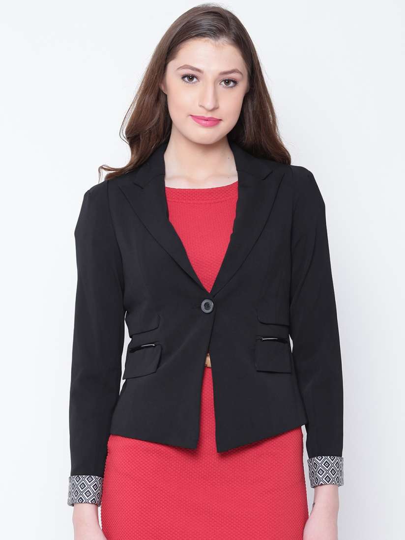 Myntra blazers for ladies discount