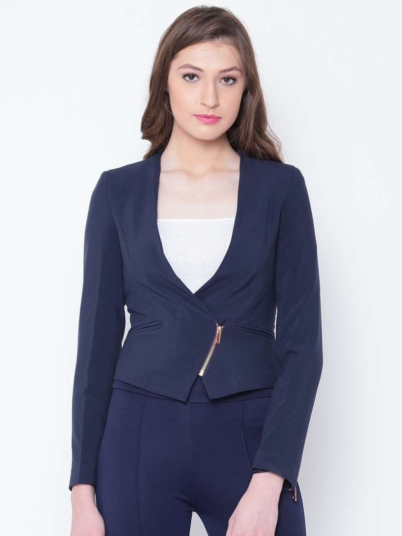 Casual blazer myntra hot sale