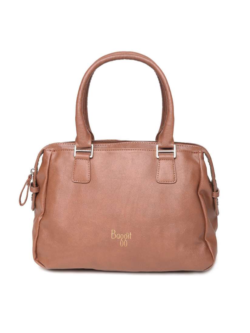 Buy Baggit Brown Solid Handheld Bag Handbags for Women 2146480 Myntra