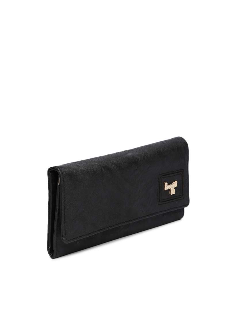 Buy Baggit Women Black Textured Wallet Wallets for Women 2146580 Myntra