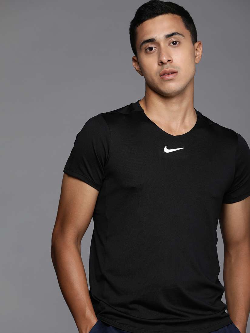 Buy Nike NKCT ADVTG V Neck Dri FIT Slim Fit Tennis T shirt Tshirts for Men 21467408 Myntra