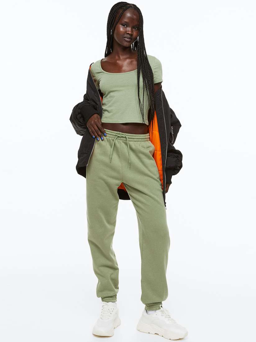 Ladies high waisted joggers on sale