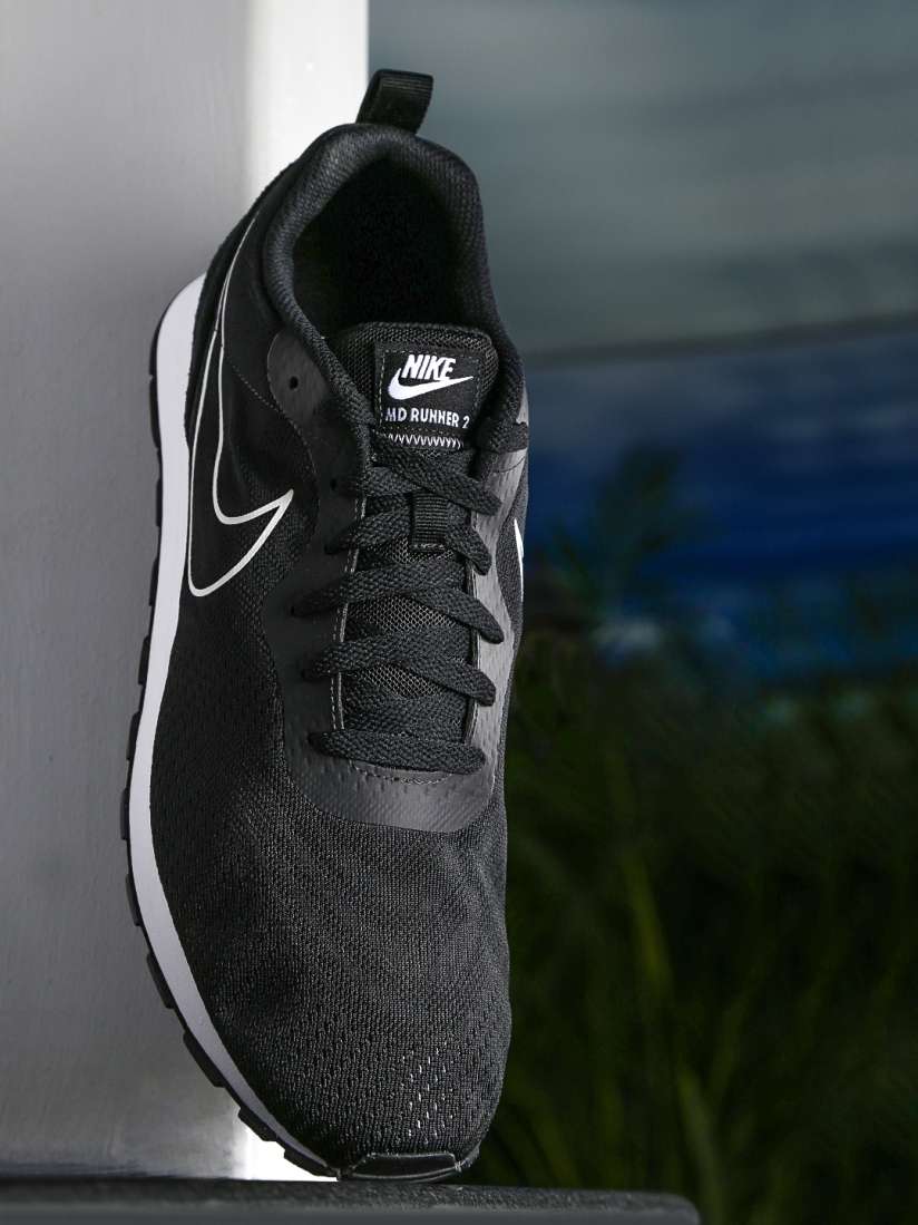 Buy Nike Men Black MD RUNNER 2 ENG MESH Sneakers Casual Shoes for Men 2147430 Myntra
