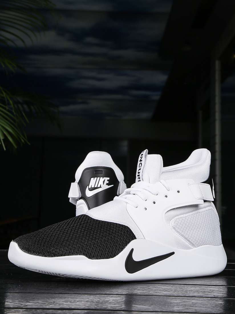 Buy Nike Men White Black Colourblocked INCURSION Mid Top Sneakers Casual Shoes for Men 2147435 Myntra