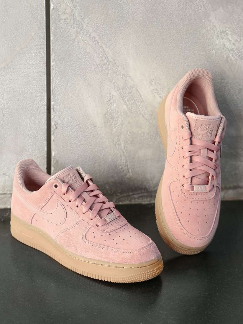 Pink air force suede top