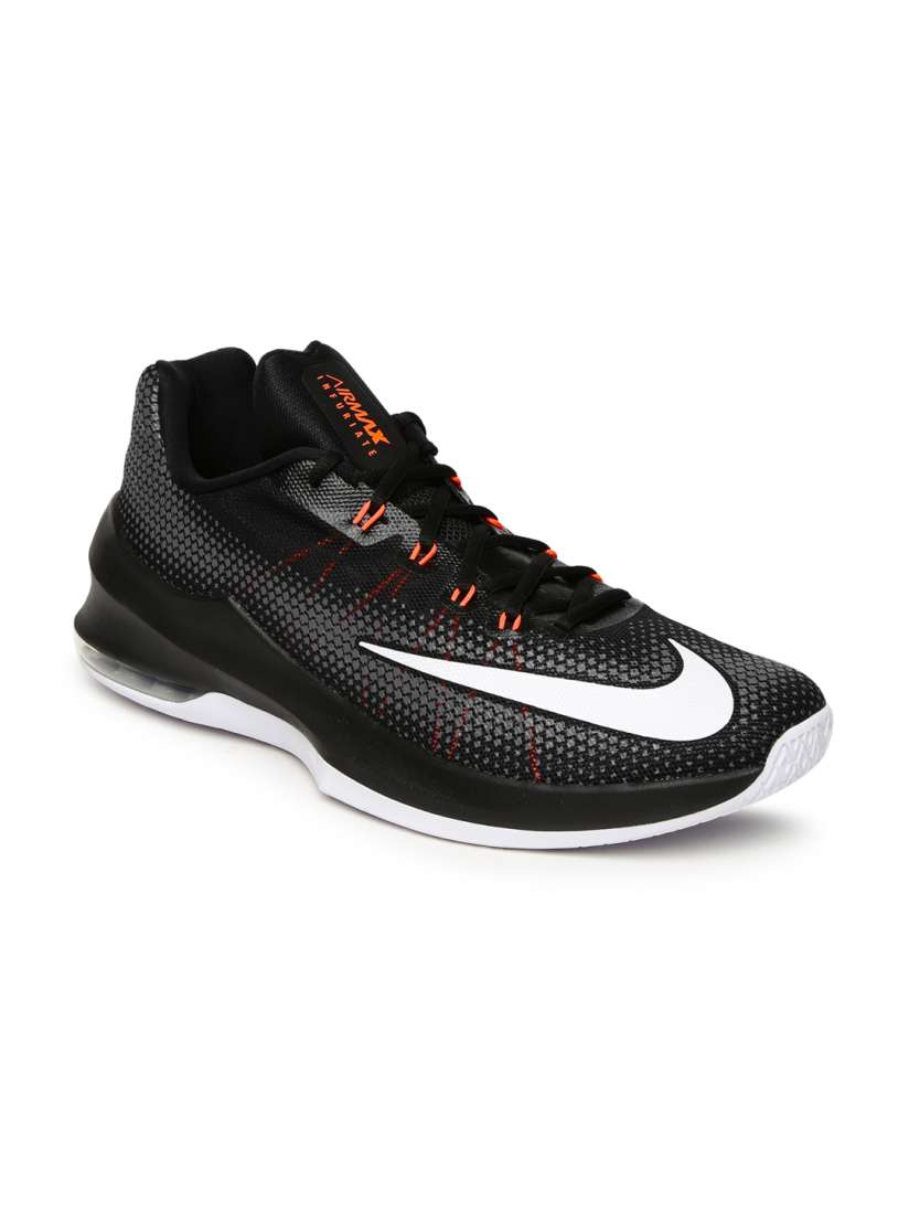 Buy Nike Men Black AIR MAX INFURIATE LOW Printed Basketball Shoes Sports Shoes for Men 2147465 Myntra