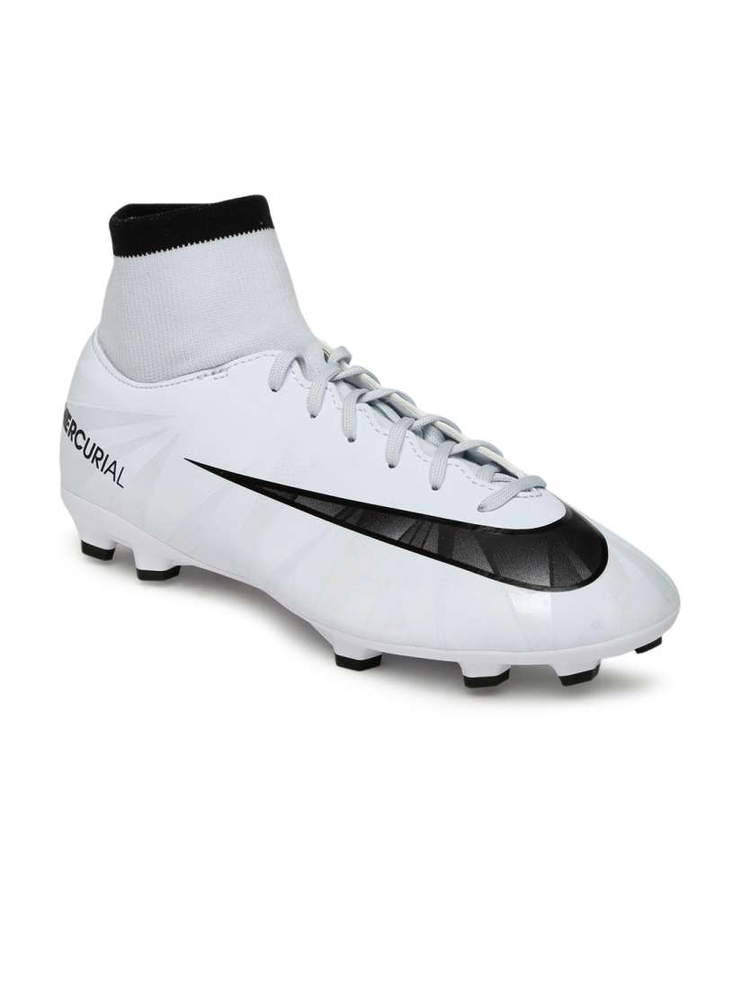 Buy Nike Kids White Synthetic High Top MERCURIAL VCTY VI CR7 Football Shoes Sports Shoes for Unisex Kids 2147522 Myntra