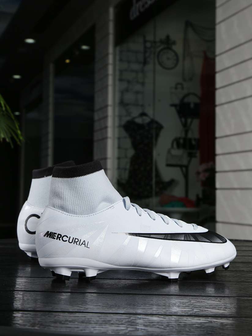 Buy Nike Kids White Synthetic High Top MERCURIAL VCTY VI CR7 Football Shoes Sports Shoes for Unisex Kids 2147522 Myntra