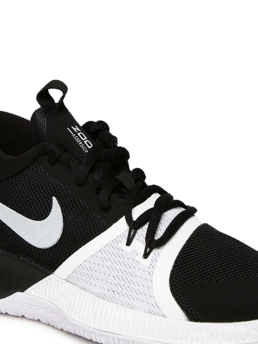 Nike zoom assersion black and white clearance