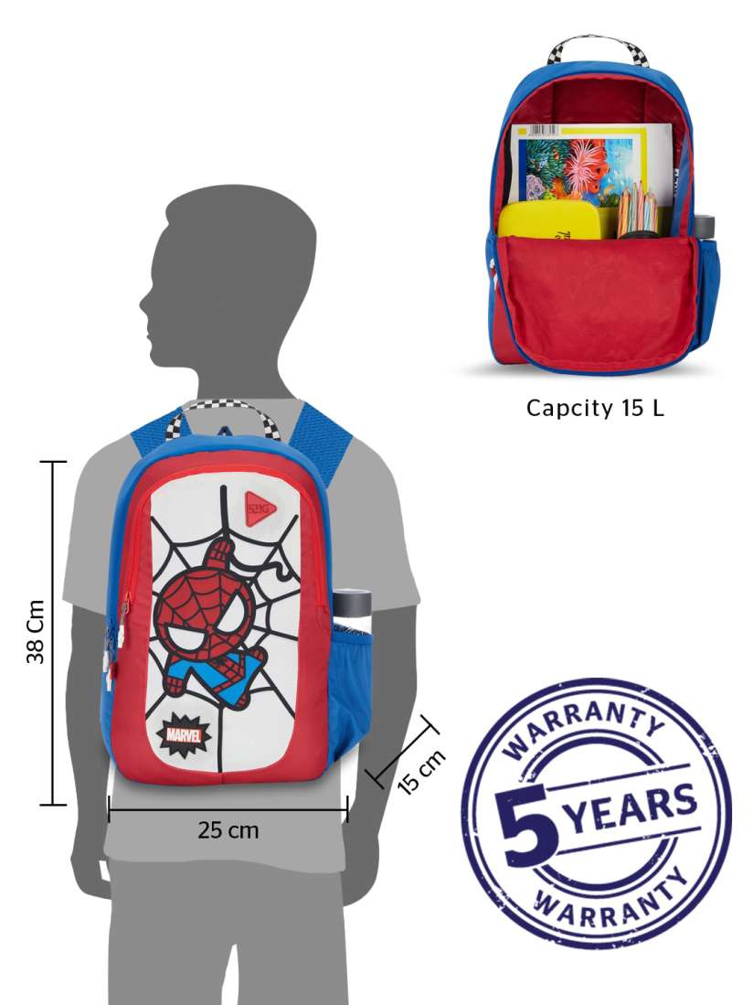Buy Wildcraft Spider Man Printed Medium Wiki Champ 2 Backpack Backpacks for Unisex 21481156 Myntra
