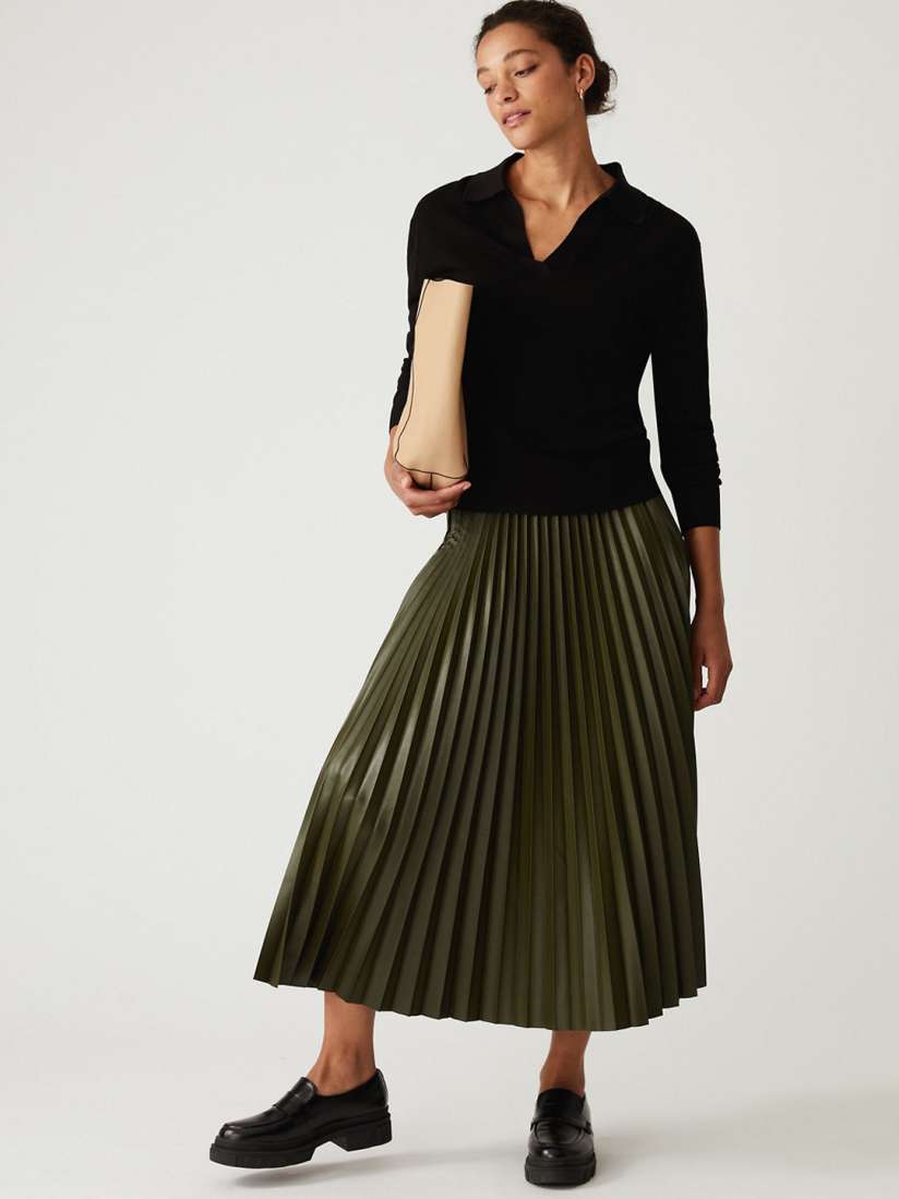 Pleated skirt myntra new arrivals