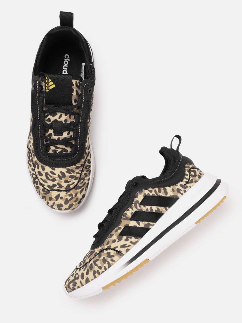 Womens adidas leopard print trainers on sale