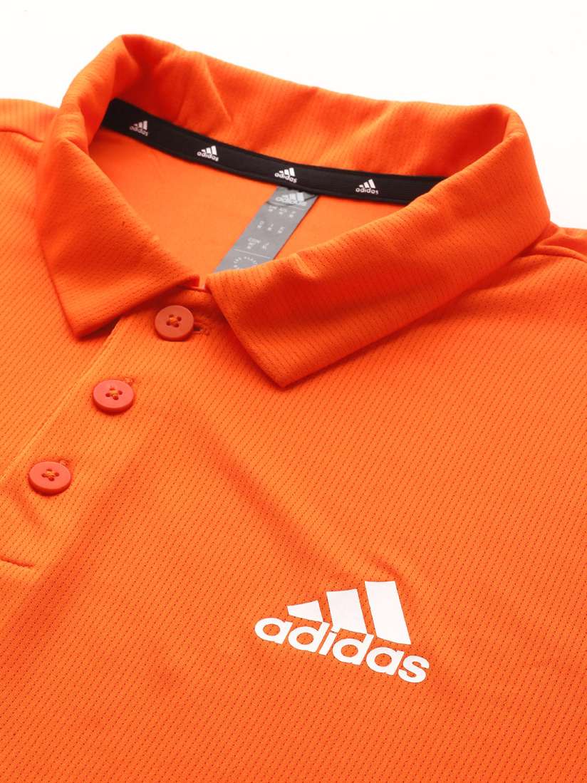 Buy ADIDAS Men Orange Polo Collar T shirt Tshirts for Men 21496802 Myntra