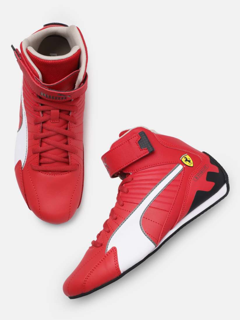 Puma ferrari red shoes myntra shop