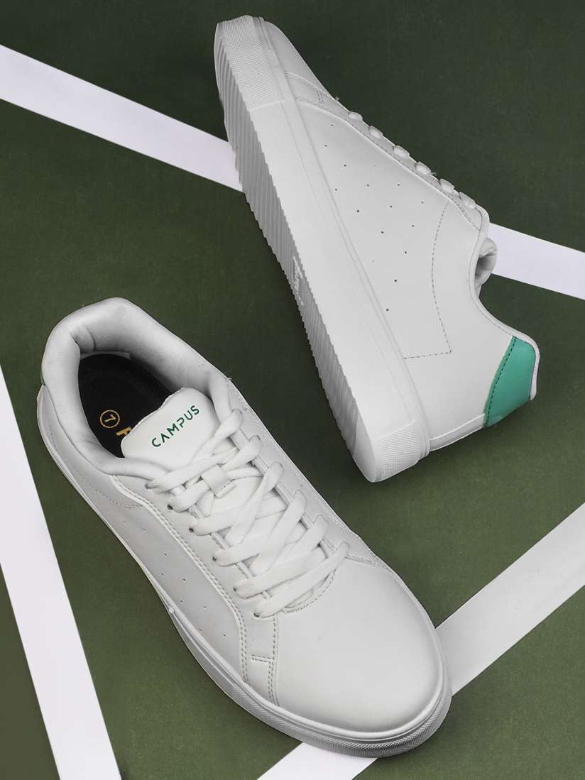 White shoes for men myntra discount