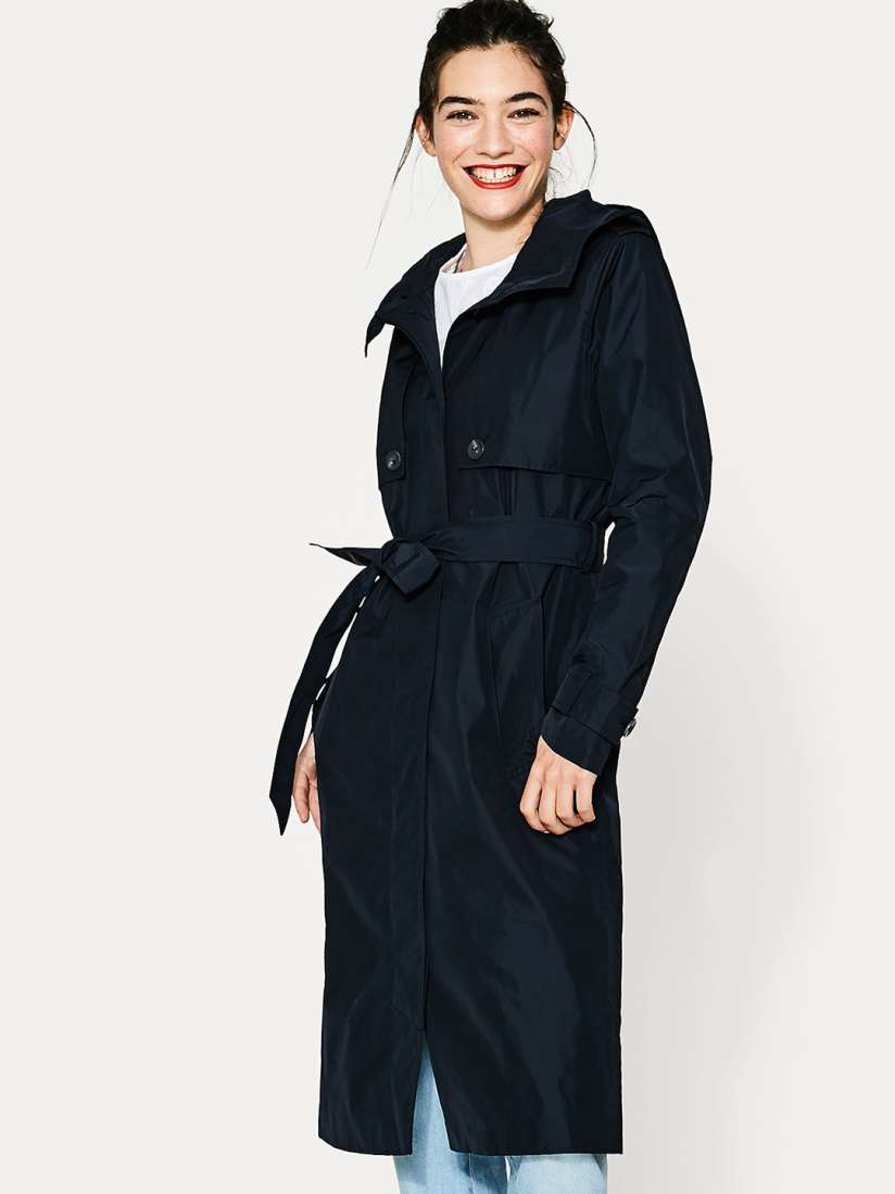 Esprit trench coat with hood on sale