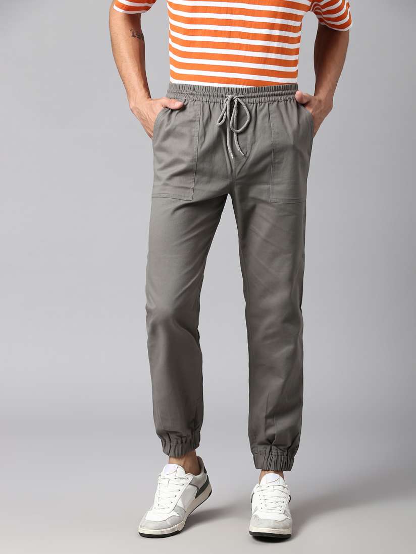 Mens grey smart joggers new arrivals
