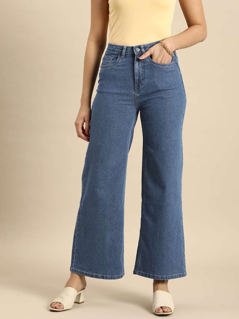 Buy all about you Women Flared Light Fade Stretchable Jeans Jeans for Women 21504560 Myntra
