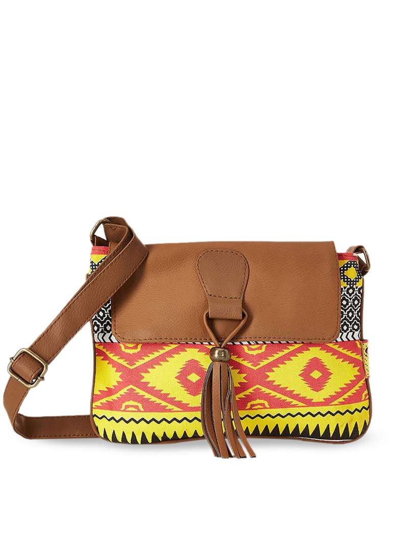 Buy Kanvas Katha Women Printed Canvas Sling Bag Handbags for Women 21506114 Myntra