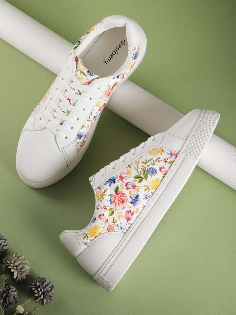Buy DressBerry Women Floral Printed Sneakers Casual Shoes for Women 21509234 Myntra