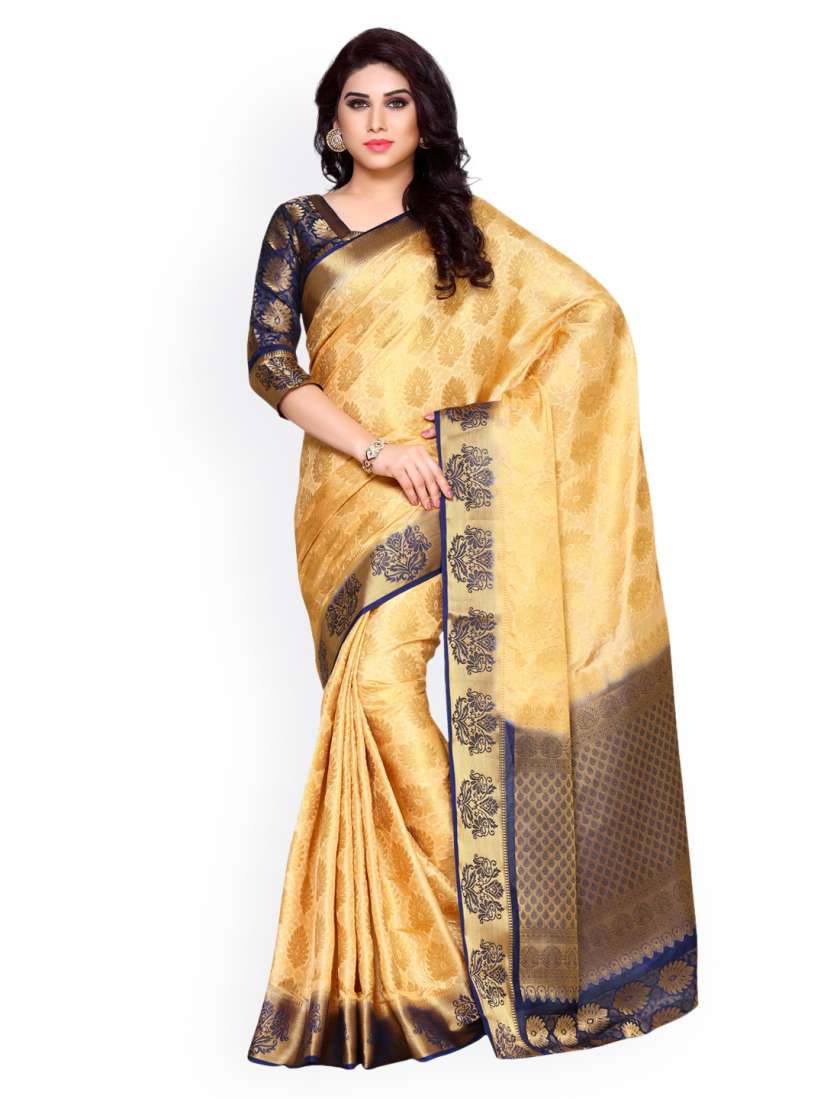 Myntra kanchipuram silk saree discount
