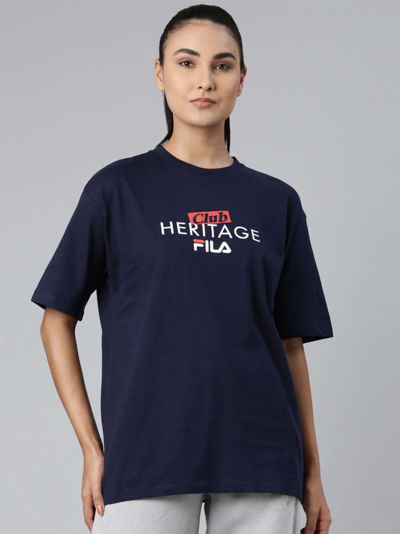 Fila t shirt myntra top