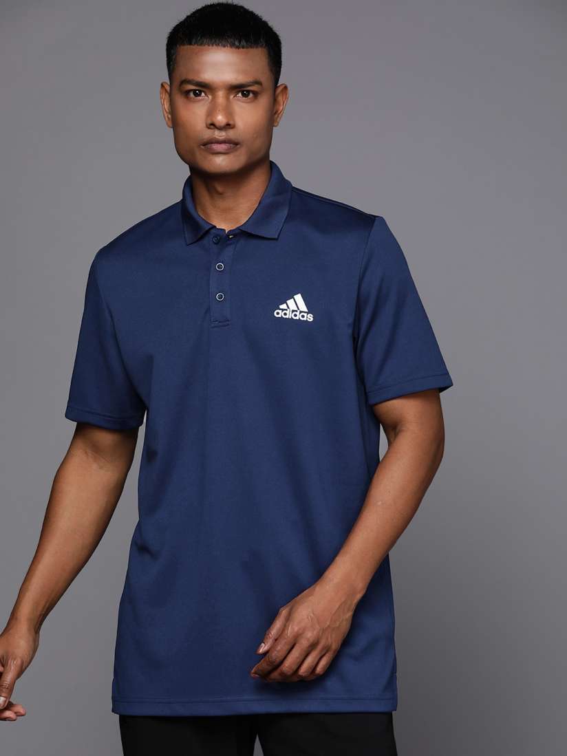 Buy ADIDAS Aeroready D2M Printed Polo Collar T shirt Tshirts for Men 21521094 Myntra