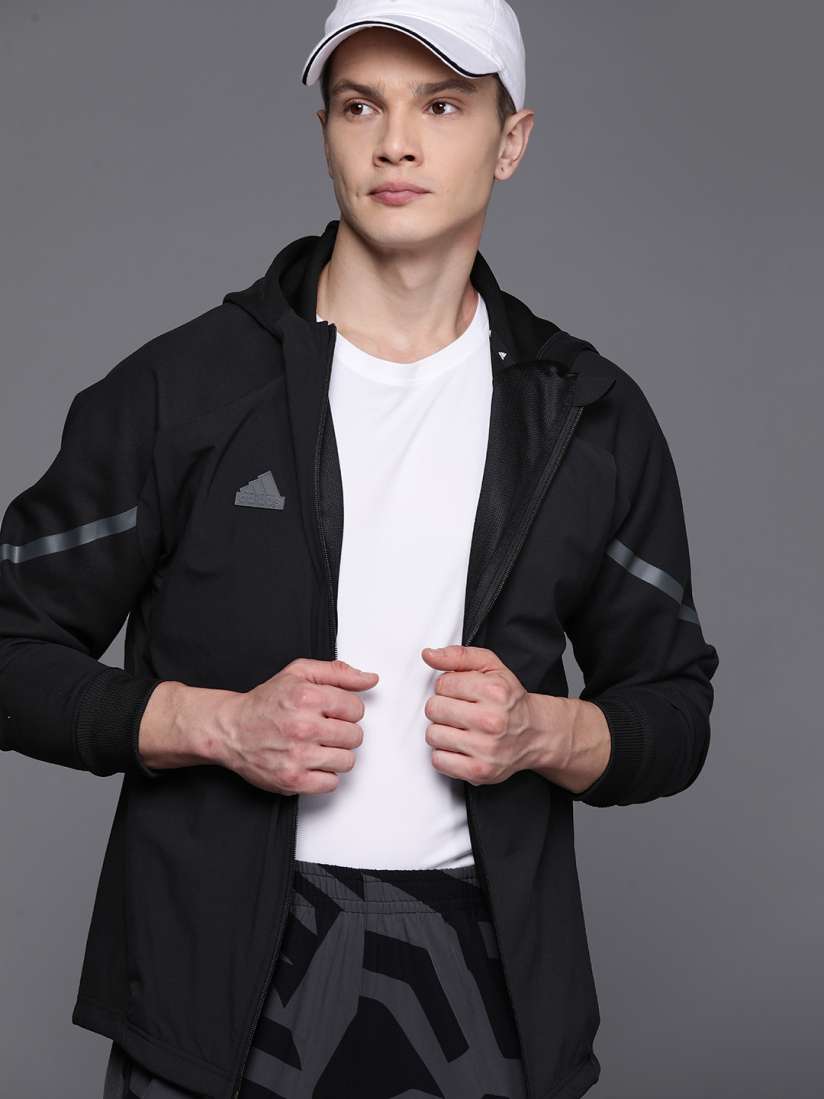 Buy ADIDAS Designed 4 Game Day Premium Hooded Track Jacket Jackets for Men 21521130 Myntra