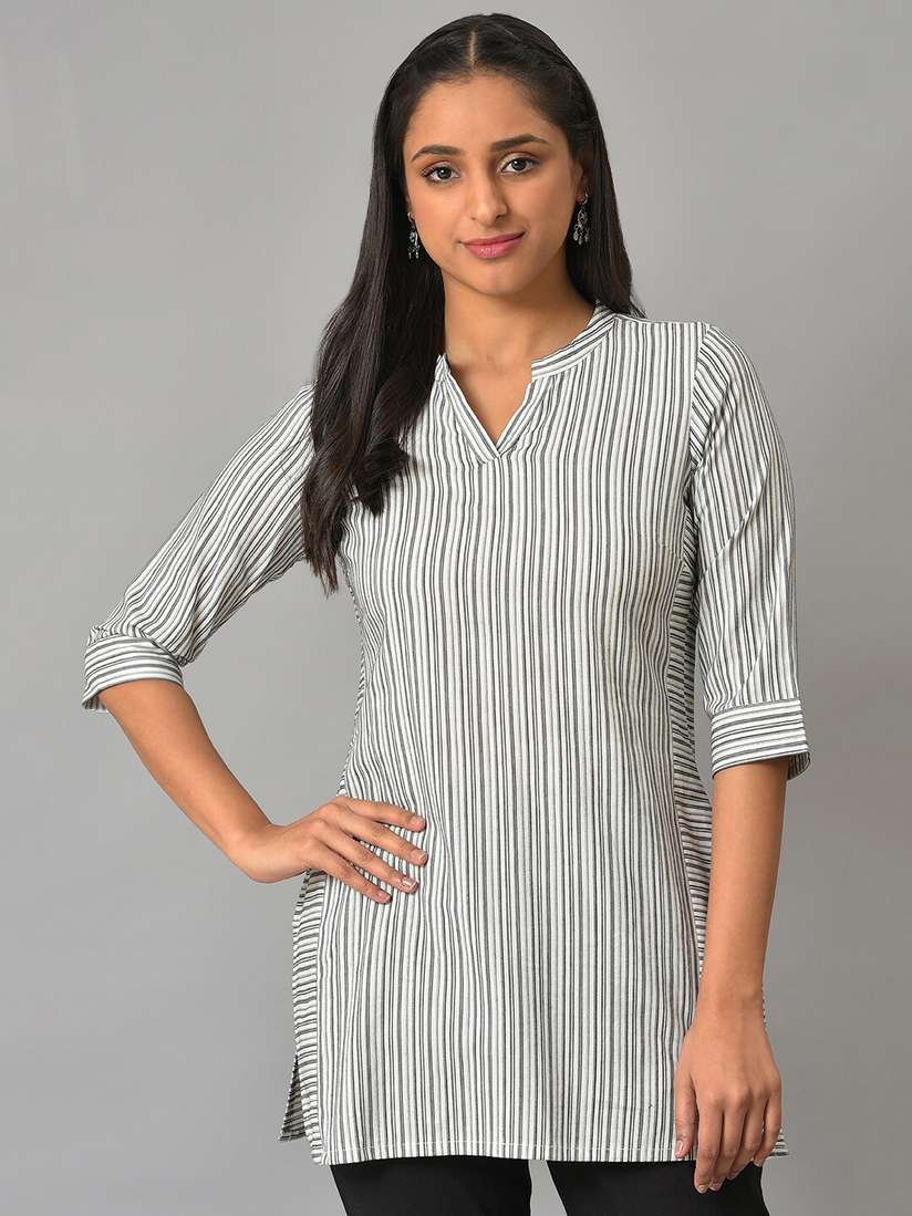 myntra kurti tops
