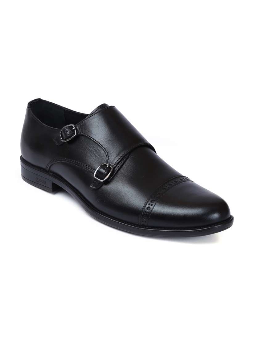 Buy Zoom Shoes Men Leather Formal Monk Shoes Formal Shoes for Men 21535124 Myntra
