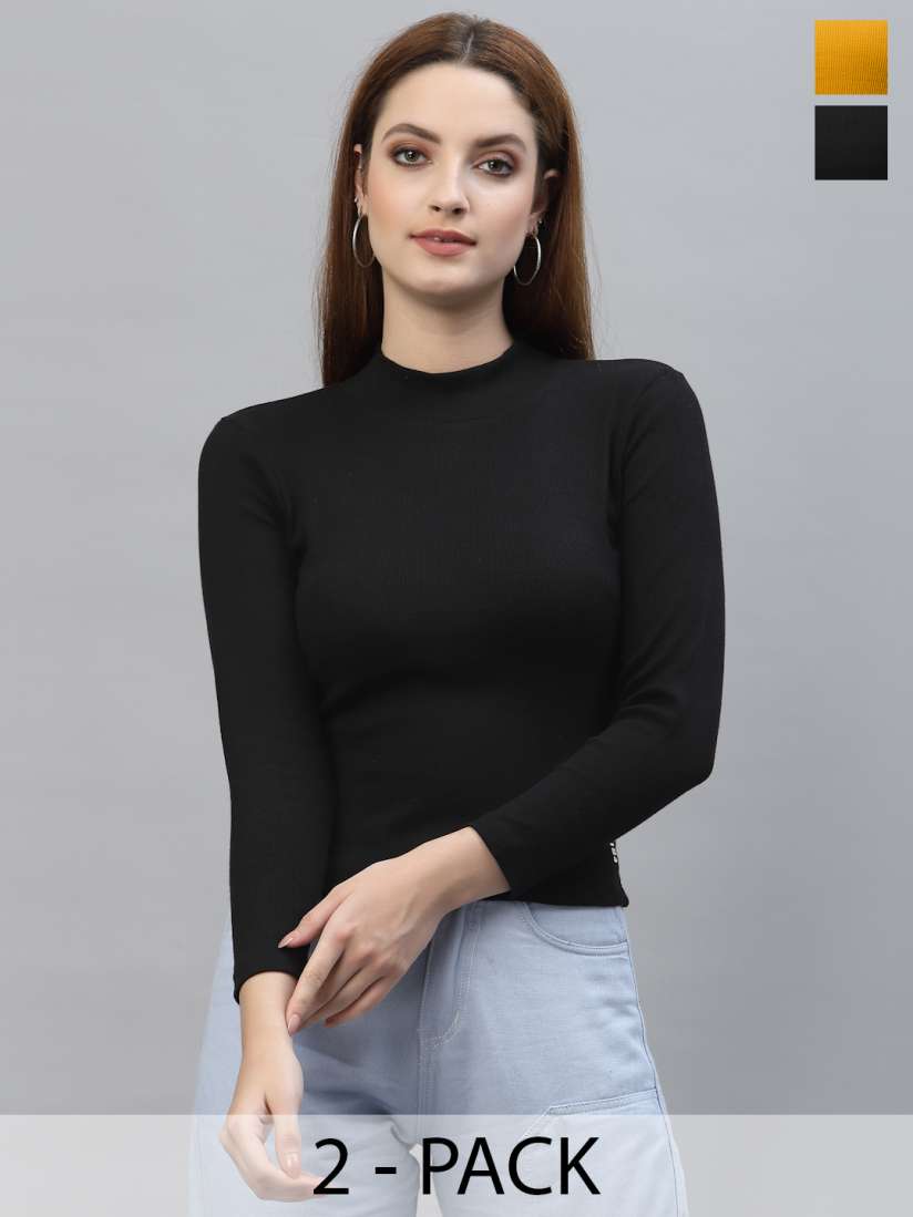 Turtle neck tops myntra outlet
