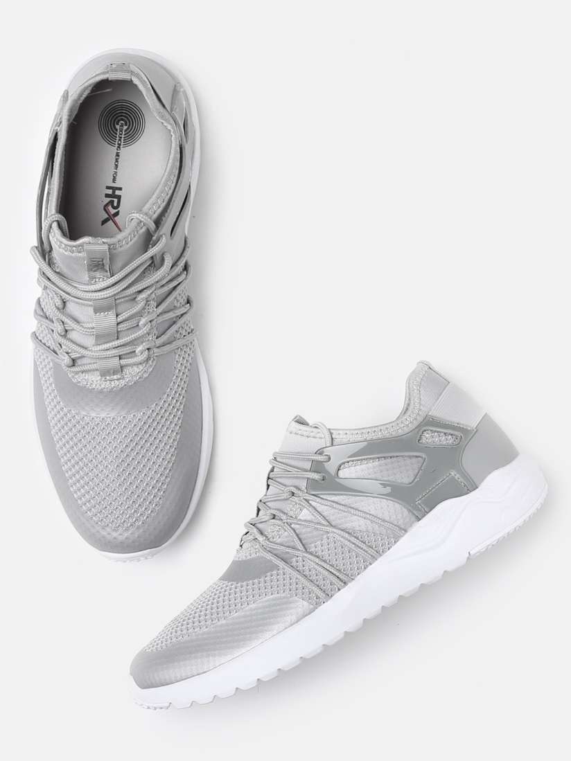 Buy HRX by Hrithik Roshan Men Active Grey Rebouncing Memory Foam Lightweight Sneakers Casual Shoes for Men 2154024 Myntra